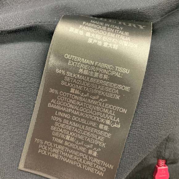 BURBERRY PRORSUM Spring 2015 Multi-Color Silk Cotton Abstract Skirt - Picture 5 of 7